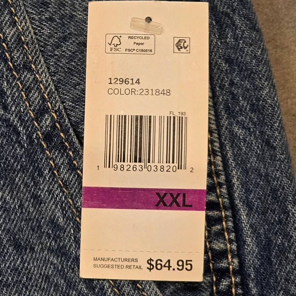 Aeropostale Womens/Mens Carpenter‎ Denim Blue Jeans Size XXL New with Tags